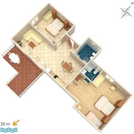 Apartment By The Sea - Gornja, Rab - 2016 Supetarska Draga